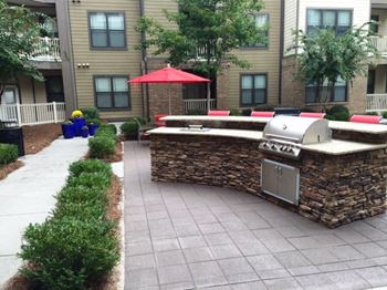 Outdoor Grilling & Entertainment Area